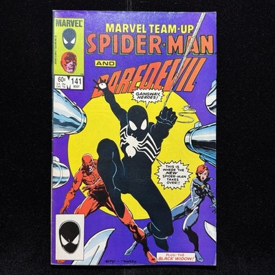 Marvel Team Up 141 - 2nd Appearance Of Symbiote - Copper Age Marvel Comics 1984