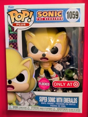 Sonic Funko Pop! - Super Sonic #1059 Flocked - NM+/New - Rare - Collectors Grade