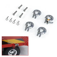 US Stock 1:14 Metal Hooks for RC Truck Trailer Loader Engineering Vehicles Model
