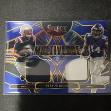 Panini 2025 Select Multiverse Prizm Stefon Diggs Patriots Vikings #MVJ-SDS