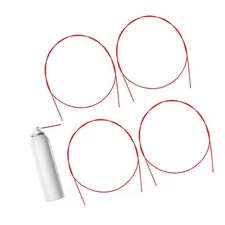4 Pcs Spray Can Nozzle Straws 51 Inch Flexible Extension Hose Extension Straw...