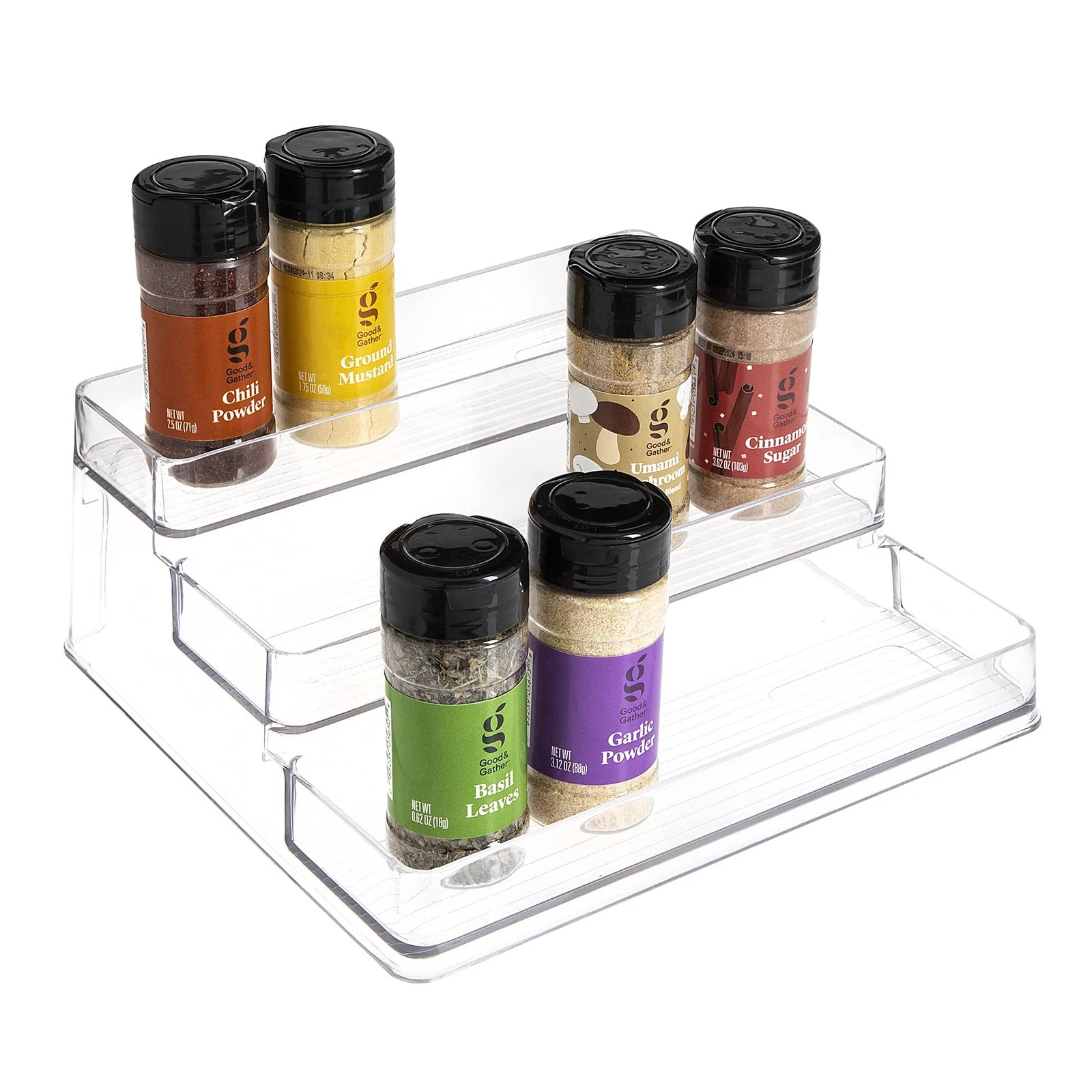 3-Tier Spice Rack Organizer - Versatile Storage Shelf for Kitchen, Bathroom, ...