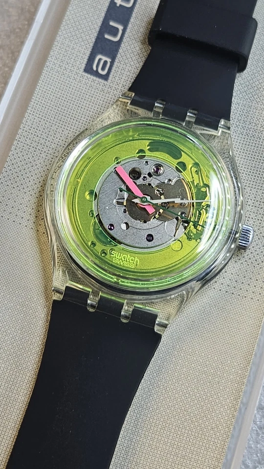 🇨🇭 Swatch Techno Sphere GK101 AUTOMATIC CONVERSION VINTAGE  - Immagine 2 di 4