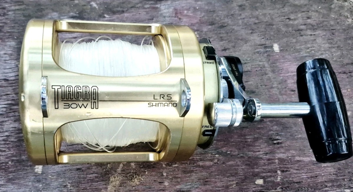 shimano 30 reel TI20A Tiagra Form follows performance Shimano TLD 30 2 Speed