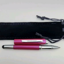 Swarovski Crystal Starlight Stylus Fuchsia Ballpoint Pen Black Ink 5224378~ NEW