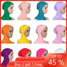Women Ninja Head Neck Cover Bonnet Hat Underscarf Muslim Hijab Inner Cap Scarf