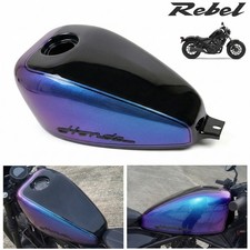 PURPLE FATE With Logo Black Fuel Tank Cover For HONDA REBELCMX300 500 2017-2025