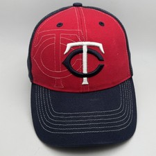 Minnesota Twins MLB Baseball Cap Hat Red Navy Blue Adjustable TC Logo Official