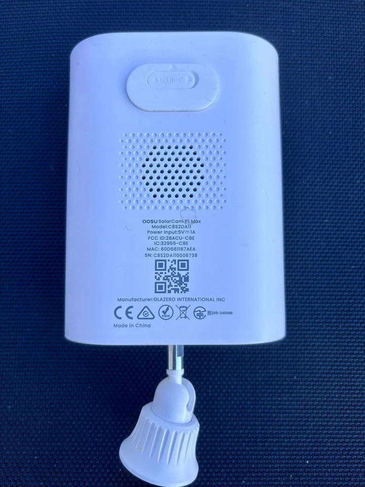 OPEN BOX! AOSU SolarCam P1 Max, Solar Security Camera Wireless Outdoor, 4K UHD  - Image 3 of 4