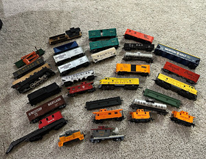 TYCO MRC HO Mixed Lot Track Locomotive Cars Transformer MRC Model 700