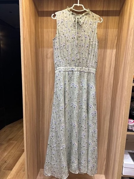 Women Dress Green Other Material 38