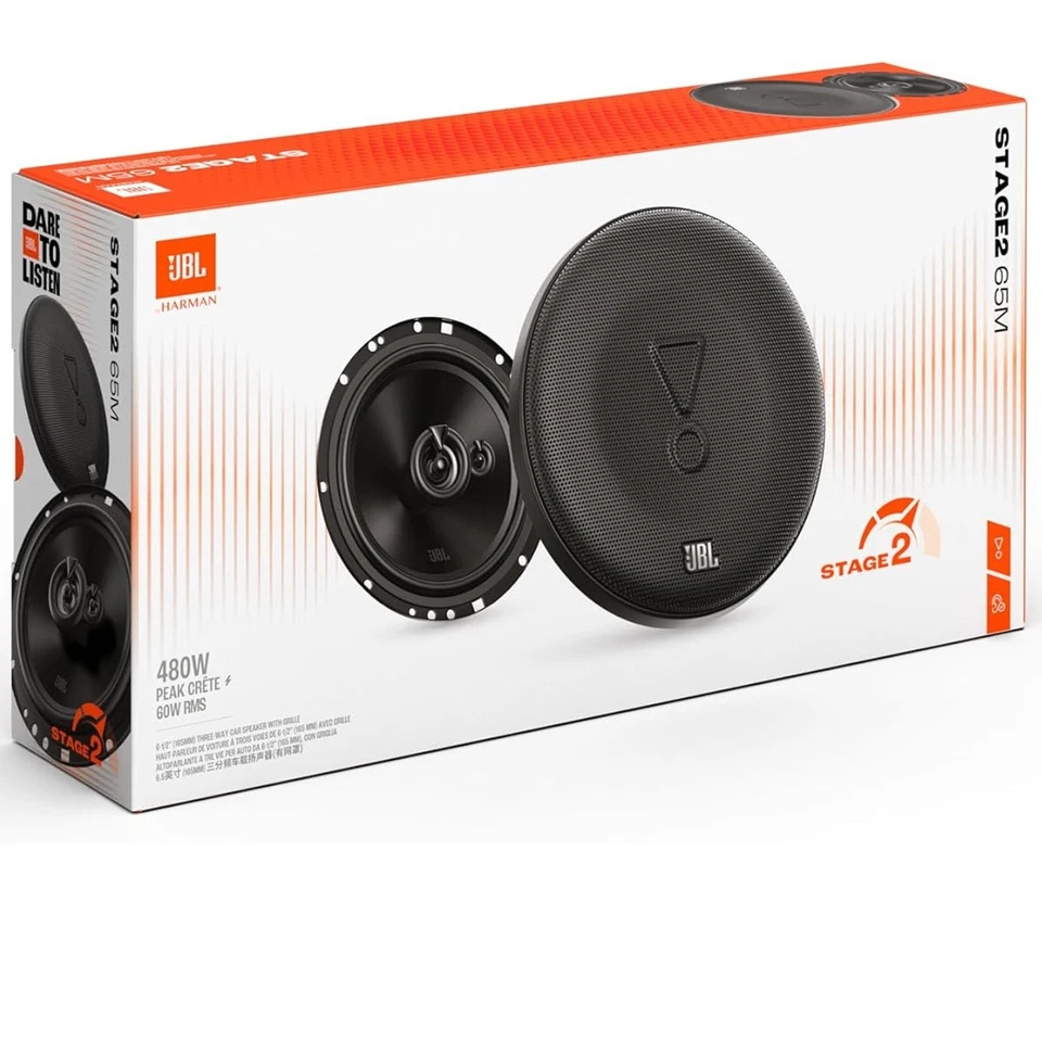 JBL 480W 6.5" Speakers for Harley Davidson 1998-2013 Electra Glide w/Fairing - Image 2 of 4