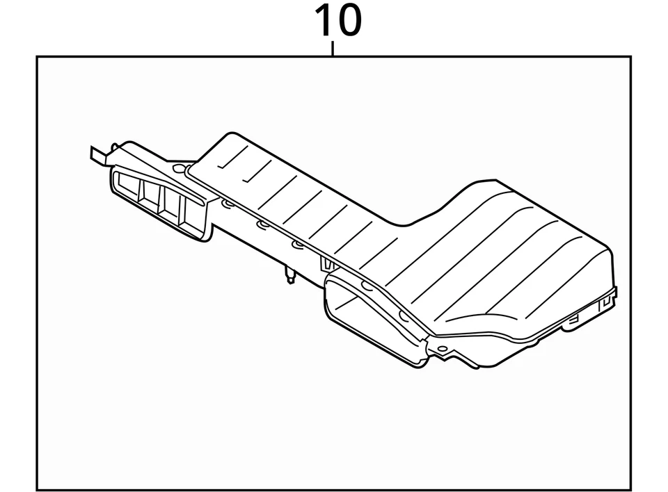 2015-2020 Nissan Murano Engine Air Intake Duct Assy. OEM 16554-5AA1A - Imagem 4 de 4