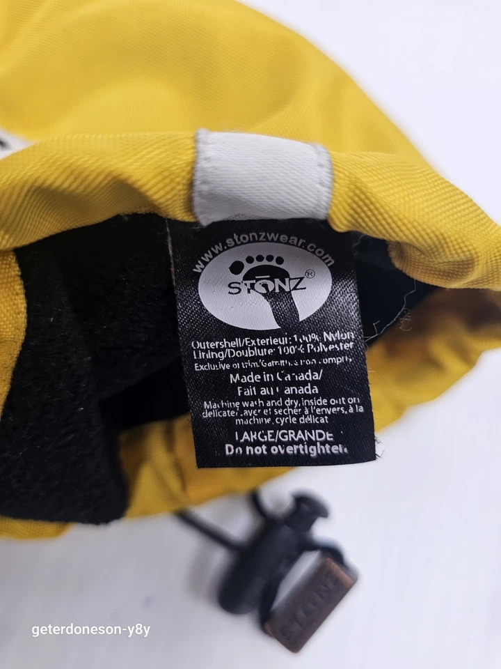 Stonz Baby Puffer Booties. One Size Stonz Booties Penguin Yellow Easy On And Off - Image 4 of 4