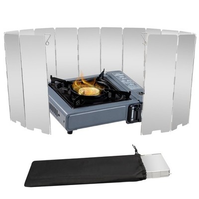 LFSEMINI Campingkocher Windschutzscheibe (16 Platten) 16 Platten 