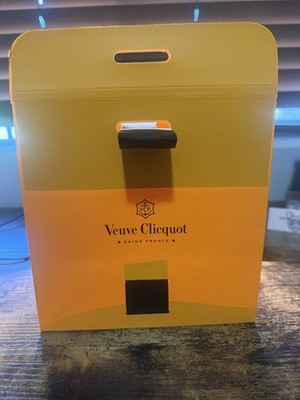 Veuve Clicquot Yellow Label Champagne Small Ribbon Gift Bags Set Of 25 - 5 NEW