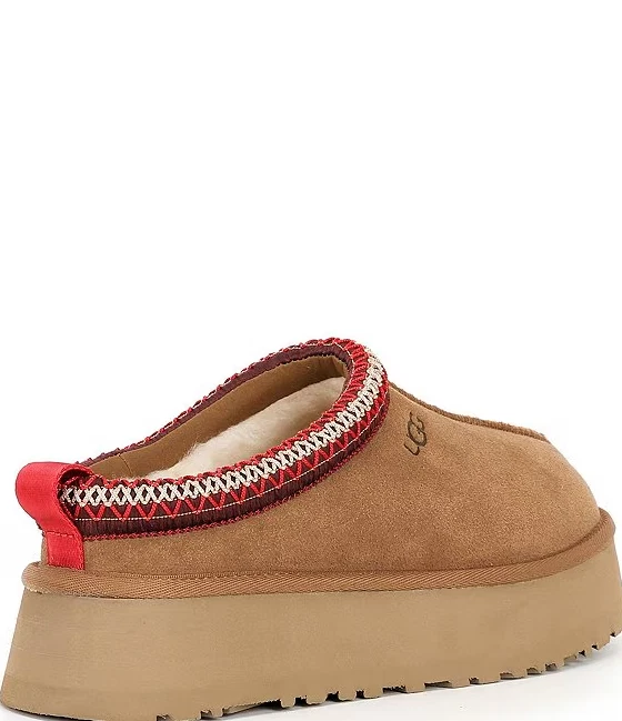 Zapatillas zueco plataforma detalle logotipo gamuza UGG Tazz II - Castaño - Todas las tallas Foto 2 de 4