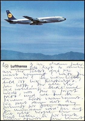 Flugzeug Airplane Avion Boeing 797 Intercontinental Jet Lufthansa 1982
