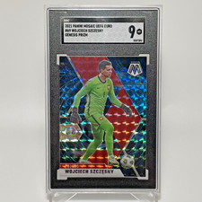 RARE 2021 Panini Mosaic #69 Wojciech Szczesny Genesis Prizm SGC 9 SSP UEFA Euro