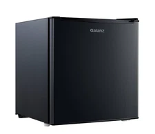 Galanz 1.7 Cu ft One-Door Mini Refrigerator, Black, New