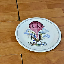 Villeroy & Boch Le Ballon Hot Air Balloon PINK PEARL London Scene 8" Salad Plate