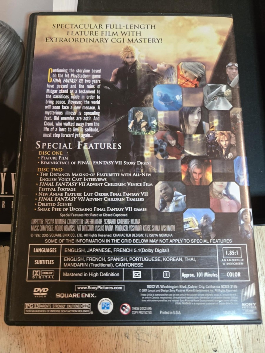 Vintage Final Fantasy VII Advent Children Limited Edition