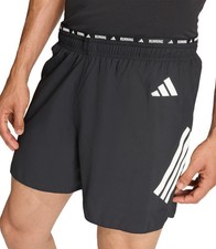 adidas Adi365 Formation Mens Running Shorts Black 5 Inch Zip Pocket Lined Run