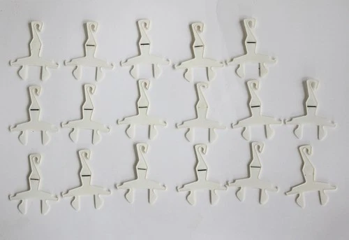 18 Vintage Barbie Doll Fashion Pak Hangers for Clothes Outfits