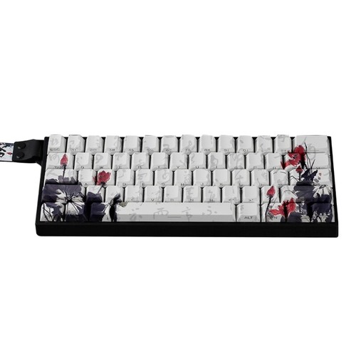 Florals Theme Keycaps Oil Resistant Coating for 65 Percent ANSIs Keyboards - Picture 10 of 10