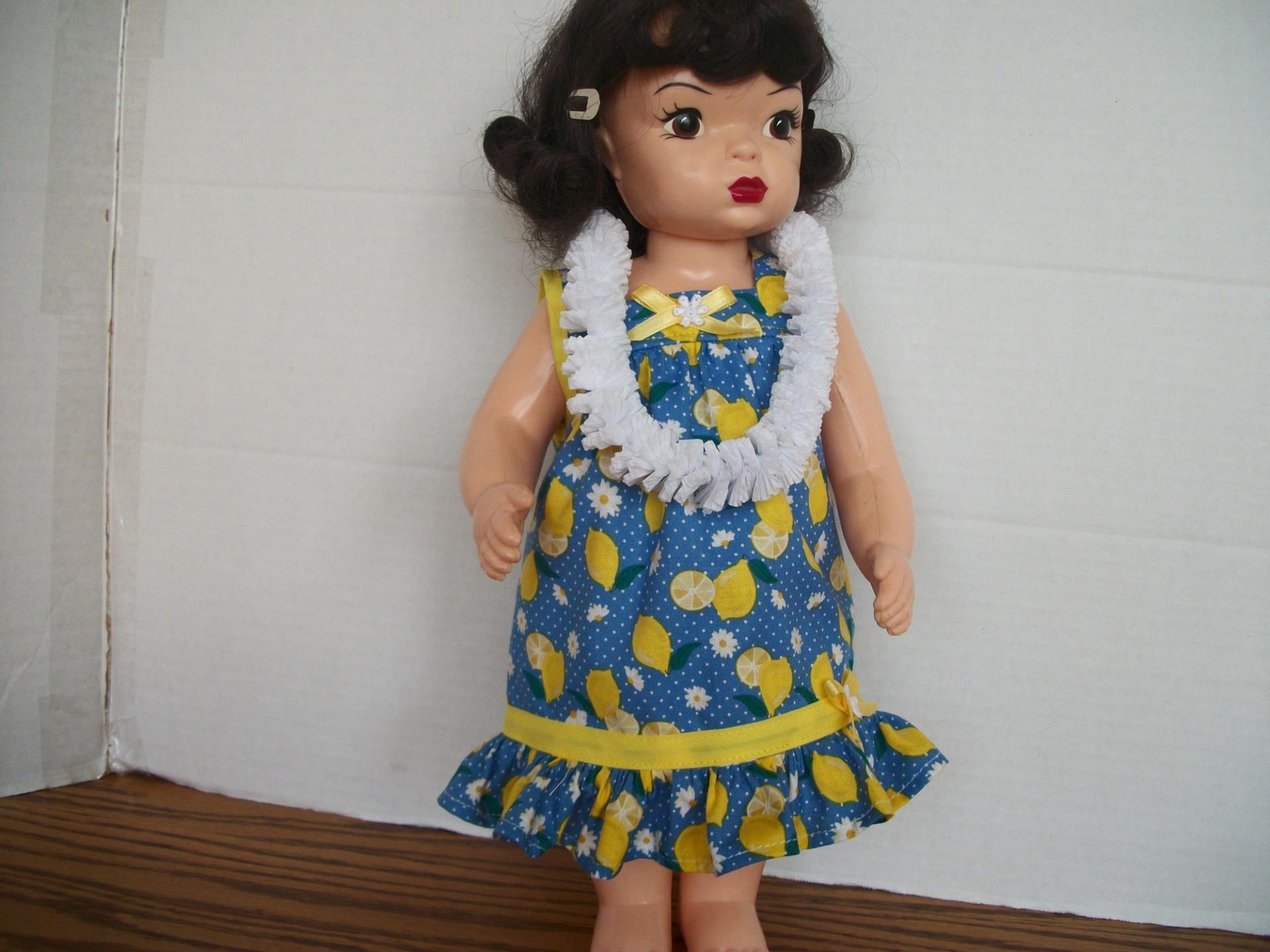 "LEMONADE"  MUUMUU  FOR 16"  TERRI LEE DOLL