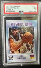 1997 Sports Illustrated for Kids, Ken Griffey, PSA 5 #572, April Fool Card, FS