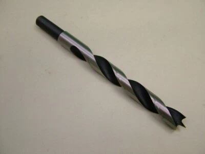 KREATOR Lip & spur wood drill bit 14mm brad point for clean holes in wood and board