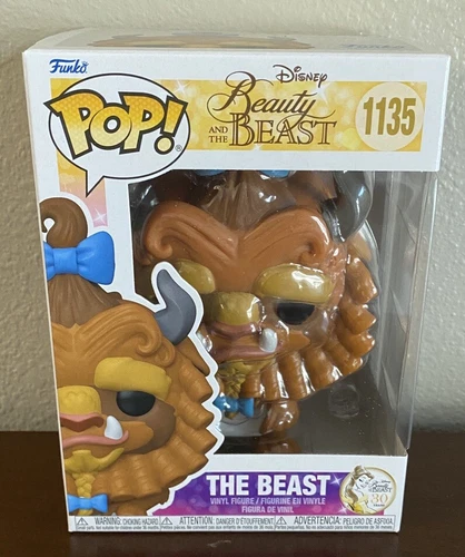 Funko Pop! Disney Beauty And The Beast #1135 The Beast Ships In PP Common