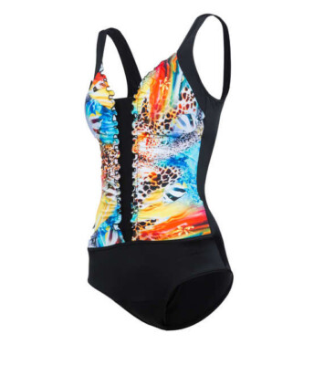 Badeanzug mehrfarbig 38B Dame B-Cup UVP:59,99  3.1196