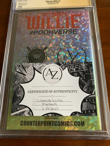Ult Willie #1 "I.T." Homage We All Float Speckle Foil-CGC 9.8 AP3/4 - Marat Auto - Picture 5 of 5