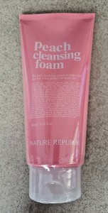 peach cleansing foam nature republic