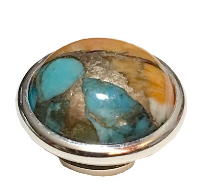 Midwest Spiny Oyster and Turquoise JewelPop for Kameleon Jewelry