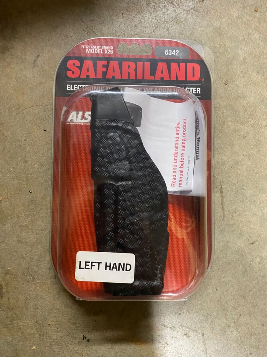 Safariland 6342, X26 Taser ALS EDW Holster, STX Basket Weave -LEFT