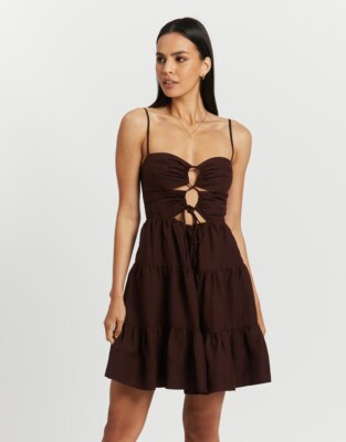 Free People Shona Joy Rubi Lace Up Backless Mini Dress Size 10 | eBay Free People Shona Joy Rubi Lace Up Backless Mini Dress Size 10 | eBay
