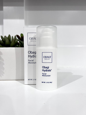 New Box Fresh Obagi Hydrate Daily Facial Moisturizer 1.7 oz Anti Wrinkles