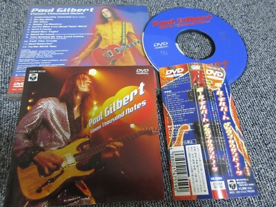 PAUL GILBERT , MR BIG / eleven thousand notes /JAPAN LTD DVD OBI