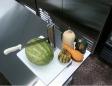 Safe Slicer Heavy Duty Safety Cutting Board System with Knife - NSF Approved