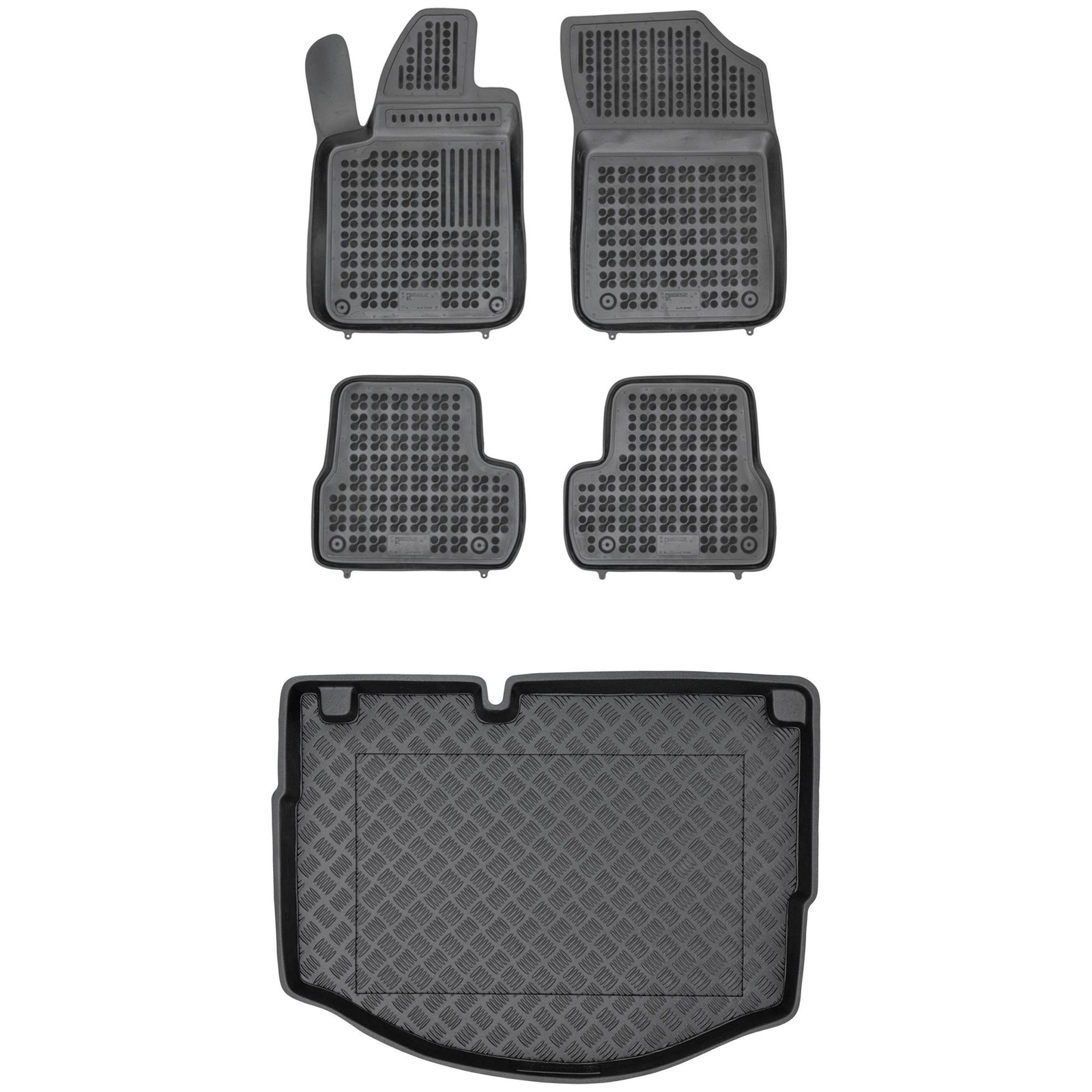 Tapis de sol et coffre en PE pour DS3 2009-2016 - Protection auto RX12220137-1 sur mesure