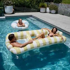 Sunnylife Luxe Twin Inflatable Hammock Float