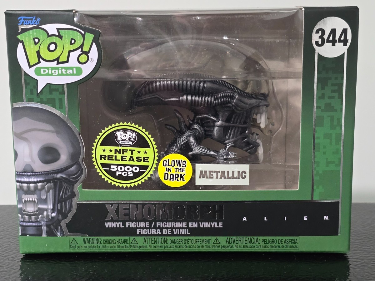 🚨🚨Funko Pop Alien - Xenomorph (Metallic) (Glow) (Digital Pop! LE