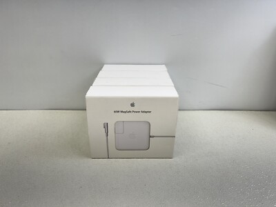 **LOT OF 4** APPLE MacBook Pro 60W MagSafe Power Adapter Charger MC461LL/A