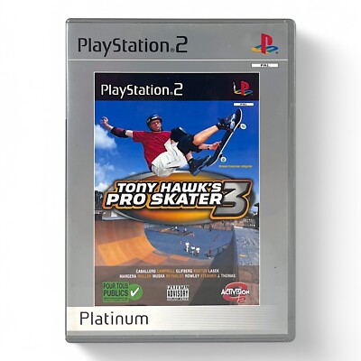 PS2 - Tony Hawk's Pro Skater 3 [Platinum] FRA mit OVP sehr guter Zustand