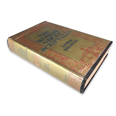 VTG 1946 The World s Great Scriptures Lewis Browne Religious Book Macmillan USA