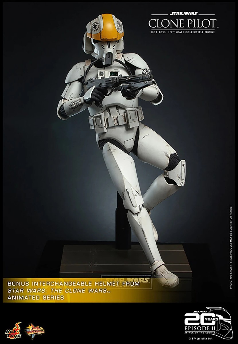 1/6 Star Wars AOTC Clone Pilot Figure Hot Toys MMS648 911037