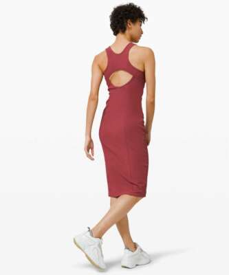 lululemon brunch dress Brunch and Back Dress | Bronze Green